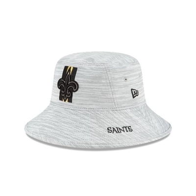 New Orleans Saints Gorra | New Era Official NFL Training Stretch Bucket Hat Mexico - Negros